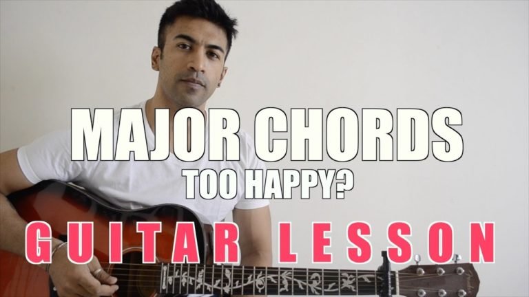Major Chords too happy? Use this Chord substitution TRICK