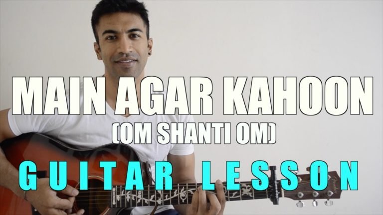 Let Gå igennem gennemsnit Hindi Songs - Adit's Guitar Lessons