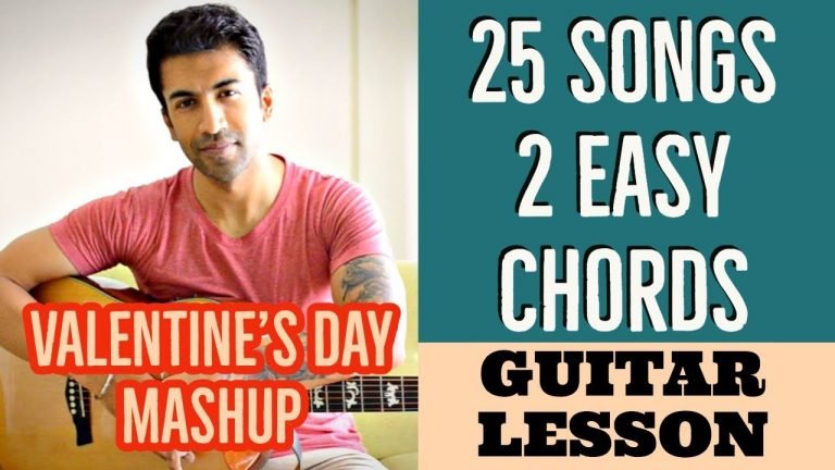 Valentine's day Mashup #1 - 25 songs with 2 easy chords
